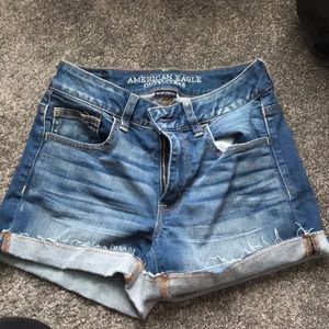 American Eagle hi-rise Jean shorts